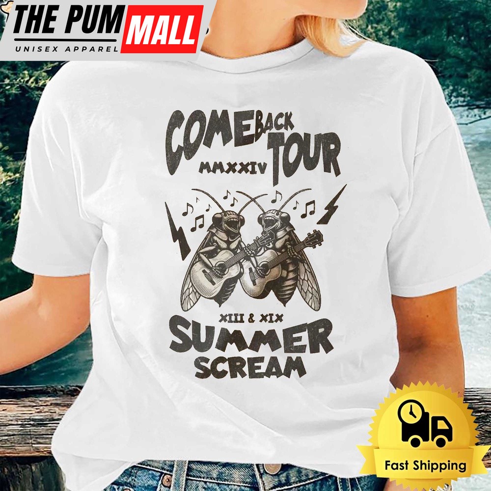 Funny 2024 Comeback Tour Cicadas Unisex T-Shirt