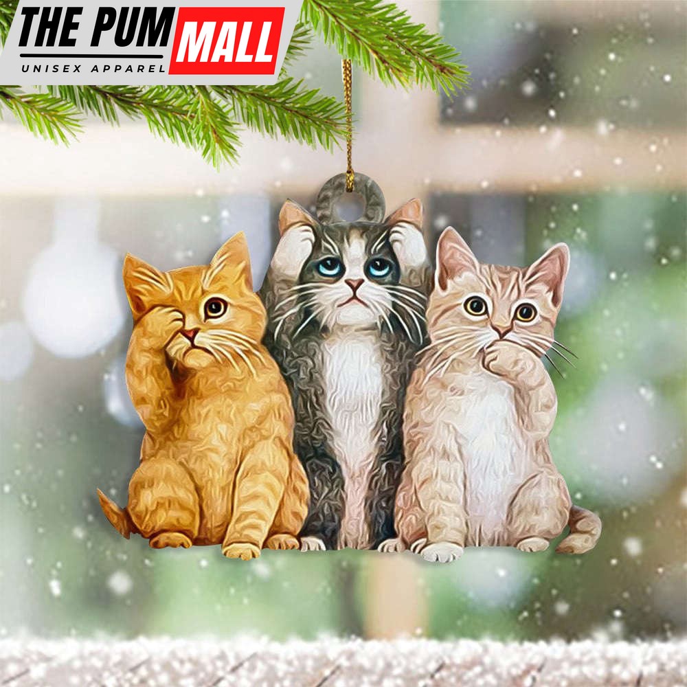 Funny Cat Ornaments For Christmas Tree Decorated Xmas Trees Christmas Gifts For Cat Lovers Limited Edition