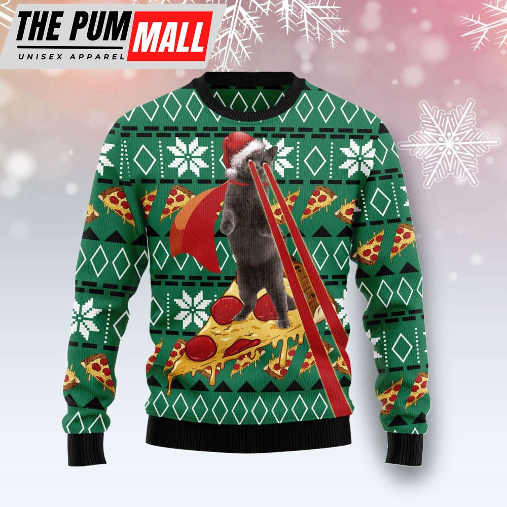 Funny Cat Ugly Christmas Sweater, Best Christmas Gift For Cat Lover