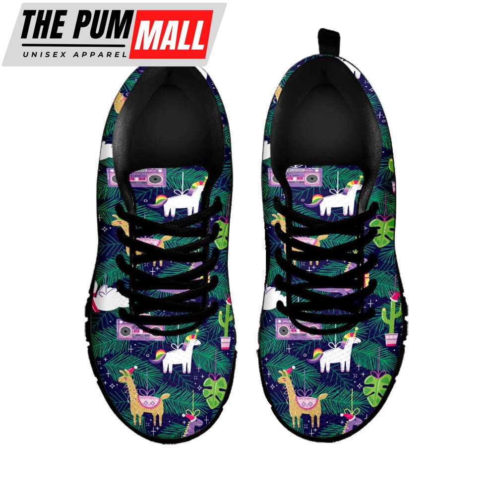 funny-christmas-decoration-pattern-print-black-running-shoes-gift-for-men-and-w-jnqxz6mm Funny Christmas Decoration Pattern Print Black Running Shoes, Gift For Men And Women
