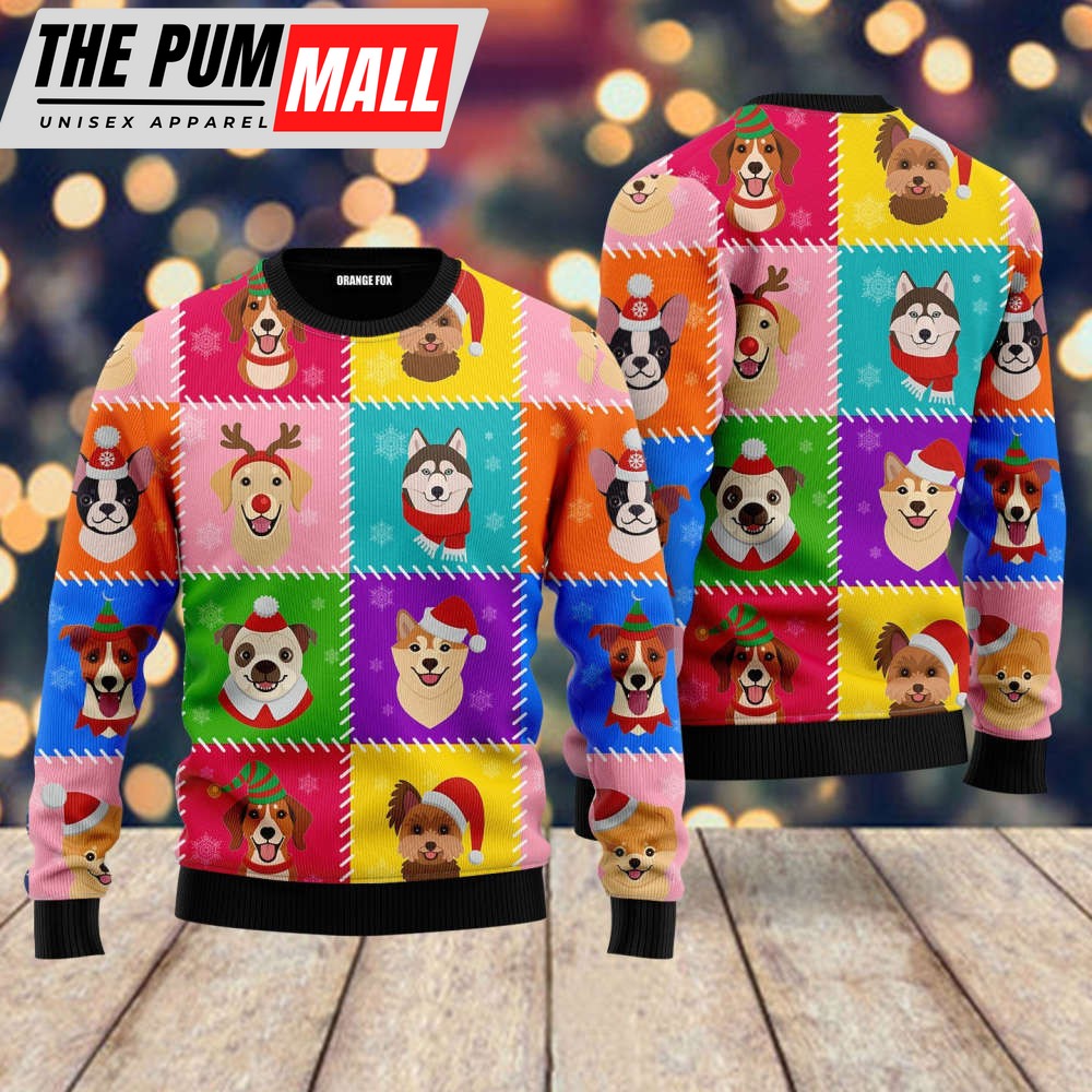 funny-dog-face-ugly-christmas-sweater-for-men-women-festive-holiday-apparel-upzttst4 Funny Dog Face Ugly Christmas Sweater for Men & Women – Festive Holiday Apparel