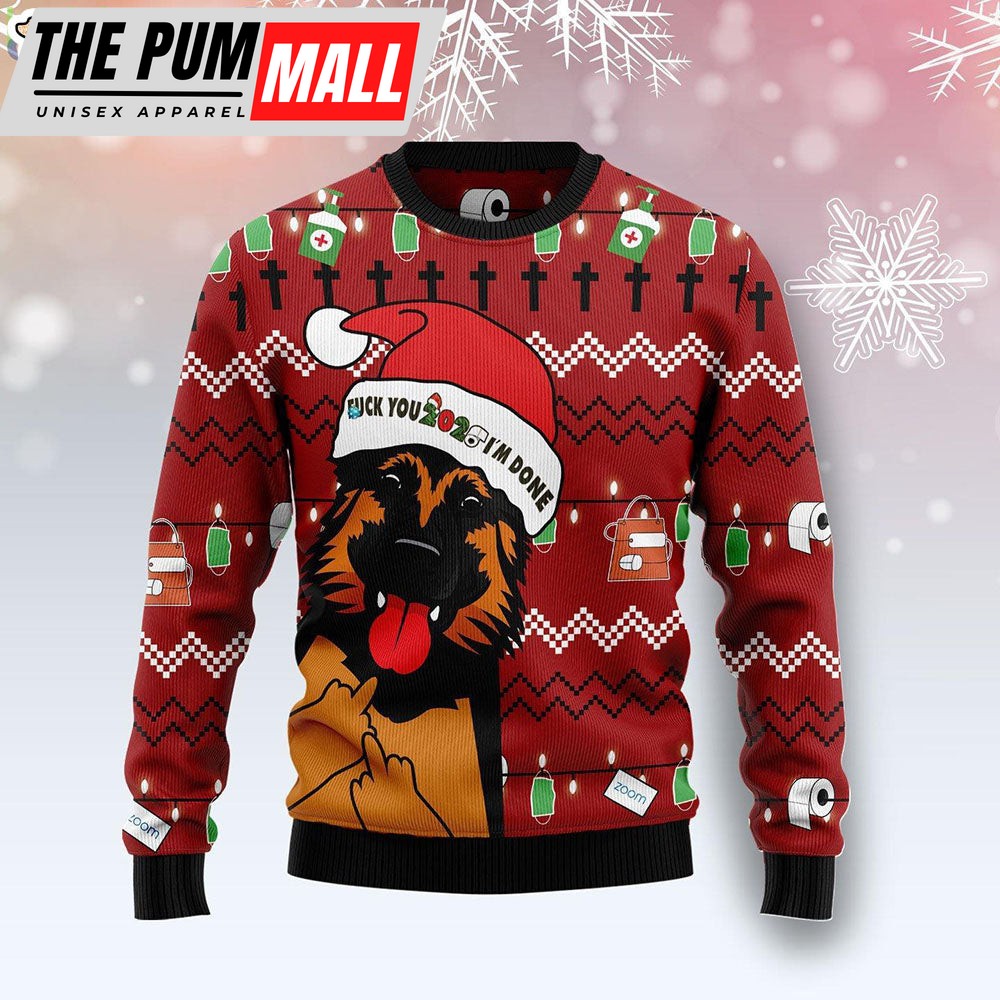 Funny German Shepherd Dog Lover Funny Family Ugly Christmas Sweater Gifts