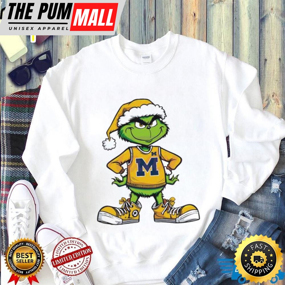 Funny Grinch Michigan Wolverines Ncaa Shirt