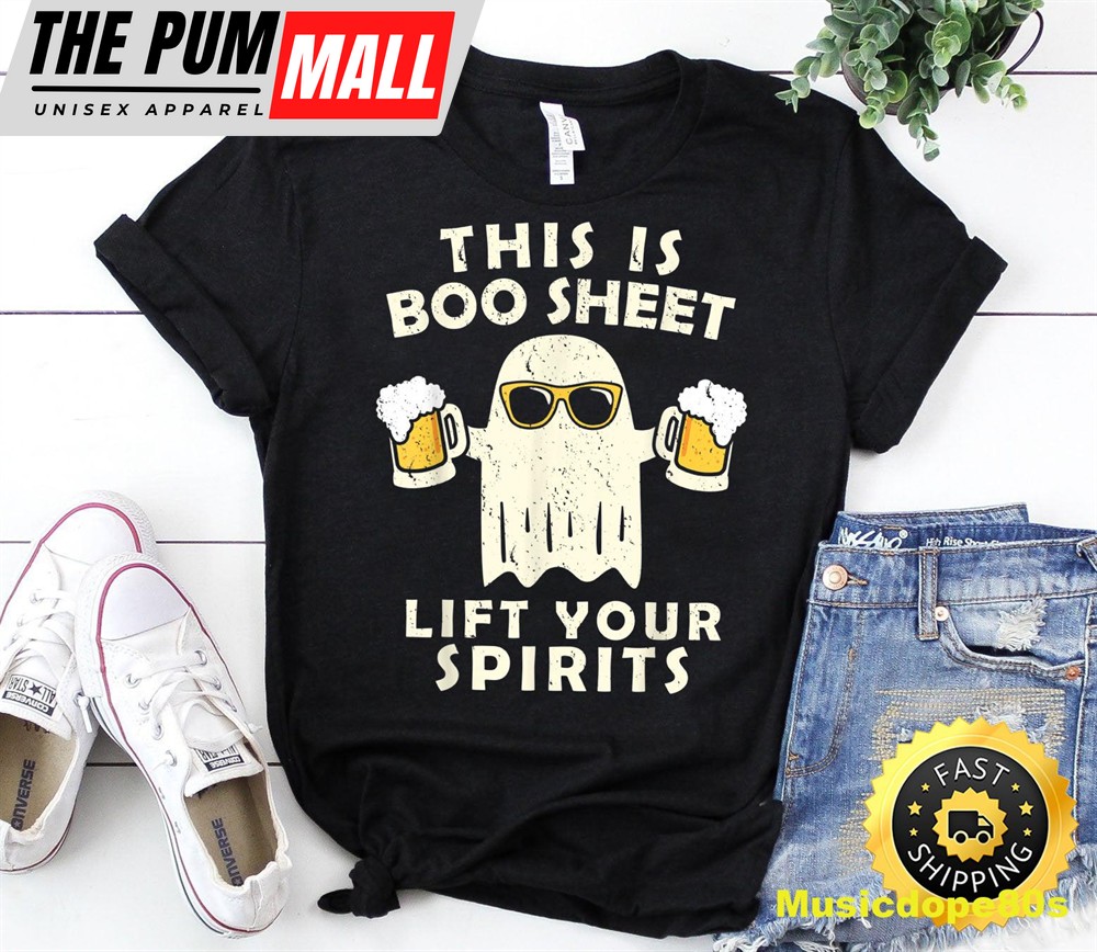 Funny Halloween Shirts for Men and Women – This Is Boo Sheet T-Shirt