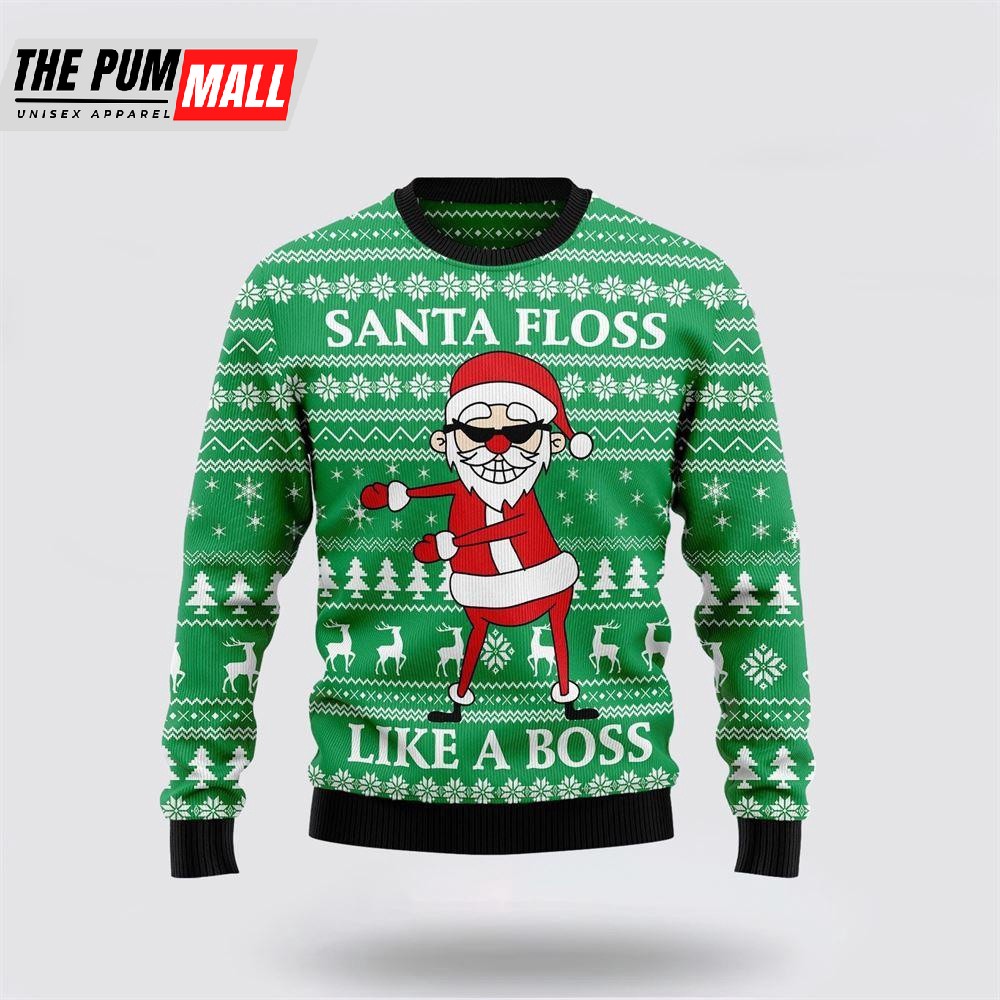 Funny Santa Claus Ugly Christmas Sweater