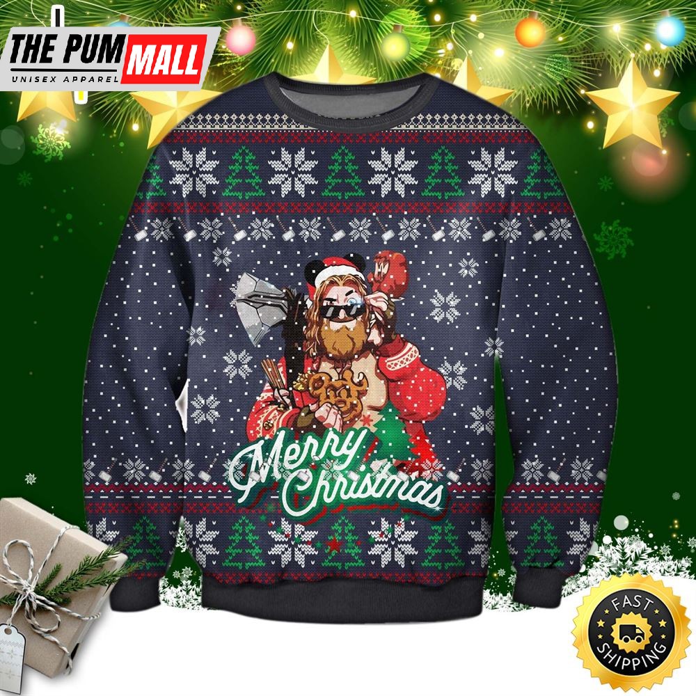 Funny Thor Marvel Movie Marvel Christmas Sweater