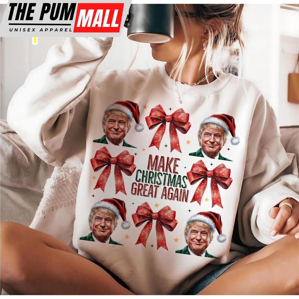 Funny Trump Christmas Make Christmasgreat Again2024 Shirt