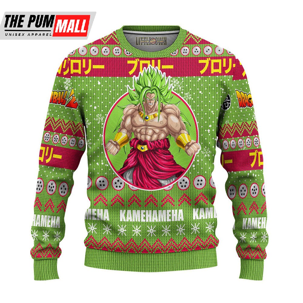 Future Trunks Ugly Christmas Dragon Ball Z Xmas Gift Sweater
