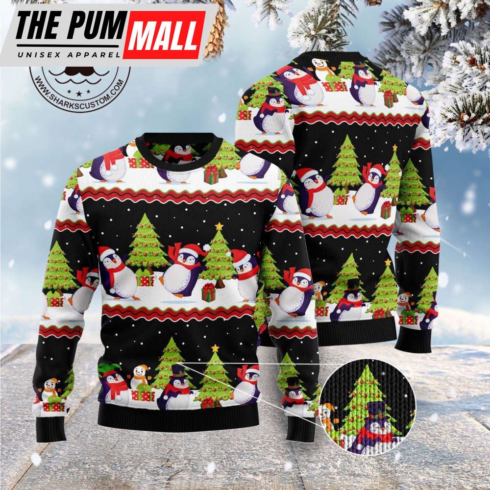 g5113-lovely-penguin-ugly-christmas-sweater-by-noel-malalan-xp6xucwg G5113 Lovely Penguin Ugly Christmas Sweater by Noel Malalan