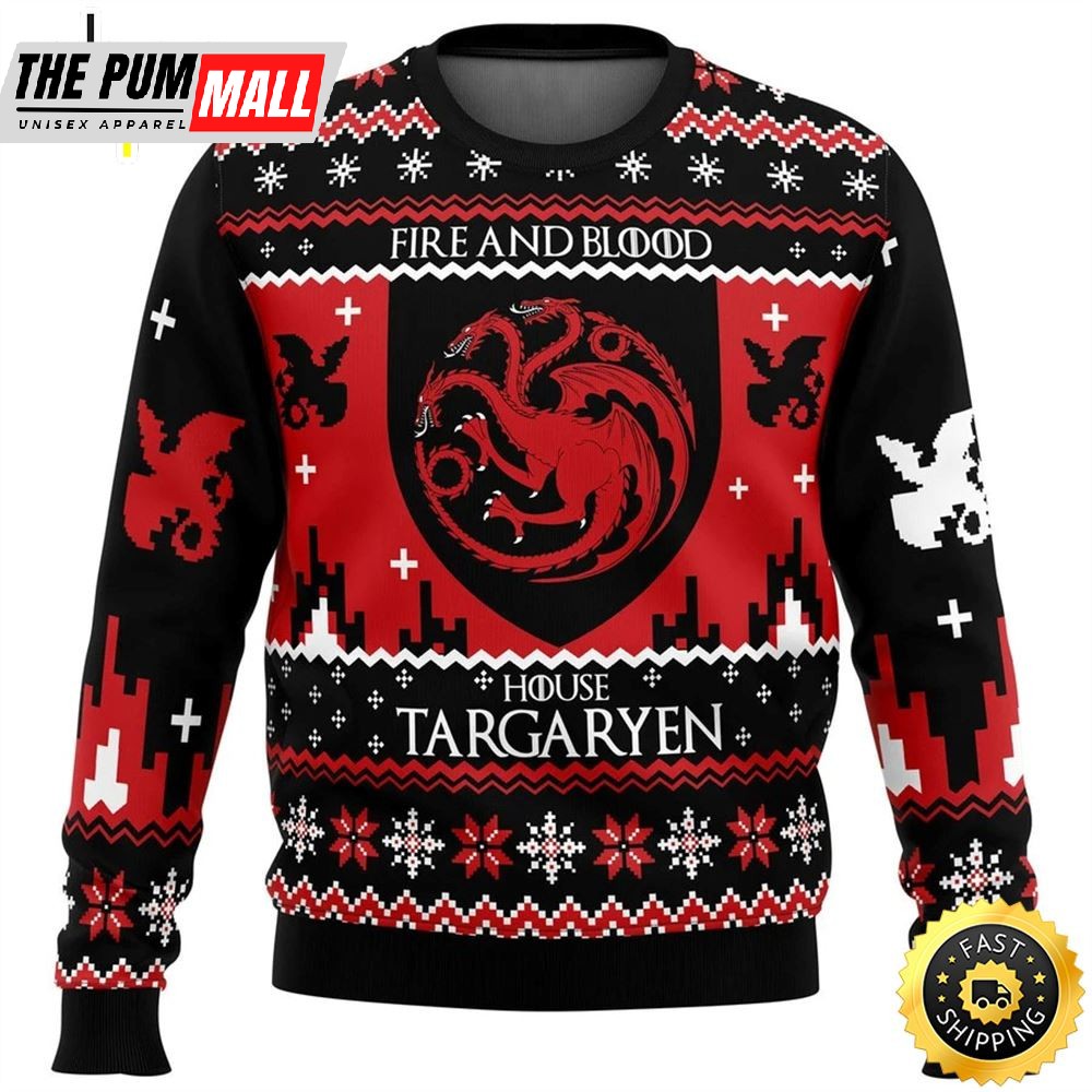 Game Of Thrones Ugly Christmas 3D Sweatshirt
