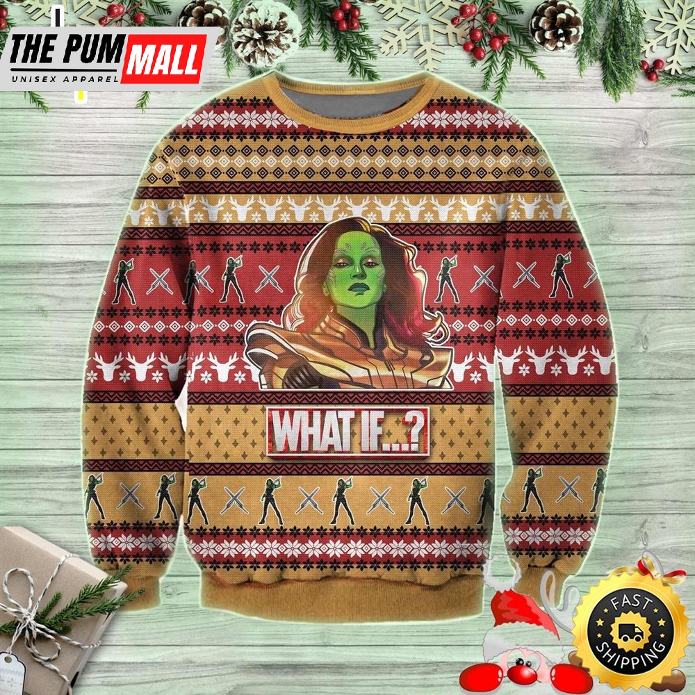 Gamora Guardians of the Galaxy Marvel Christmas Sweater