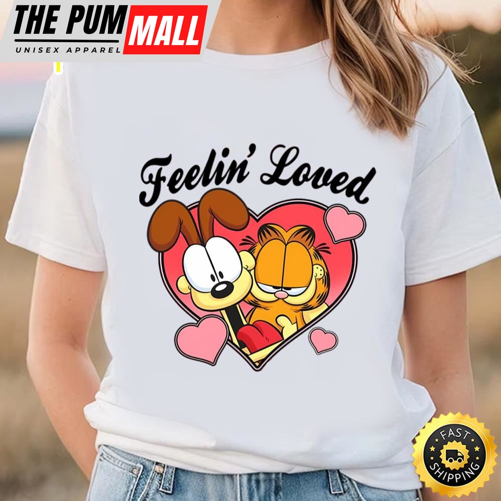 Garfield Valentines Day Feelin Loved T-Shirt
