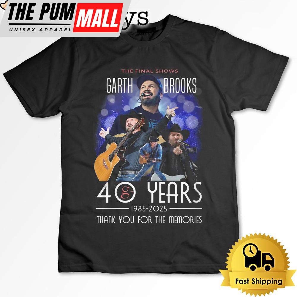 Garth Brooks 40Th Anniversary T Shirt