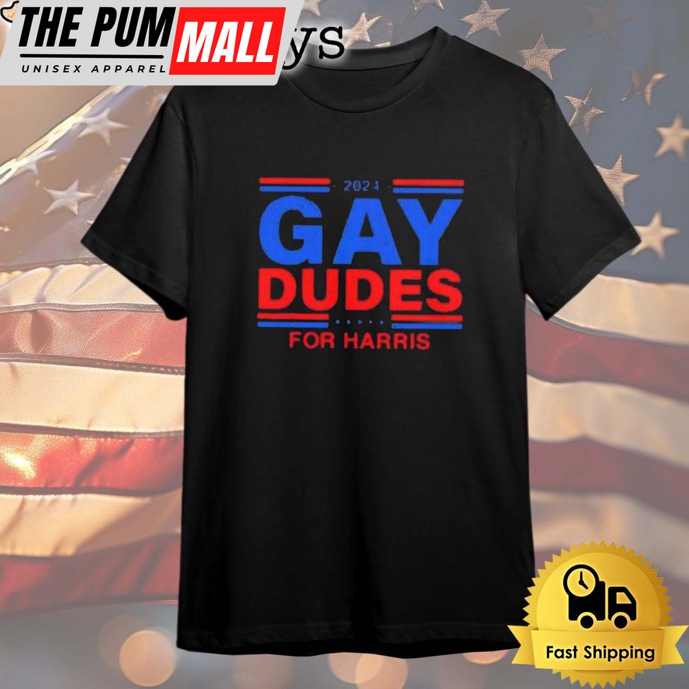 Gay Dudes For Harris 2024 T Shirt