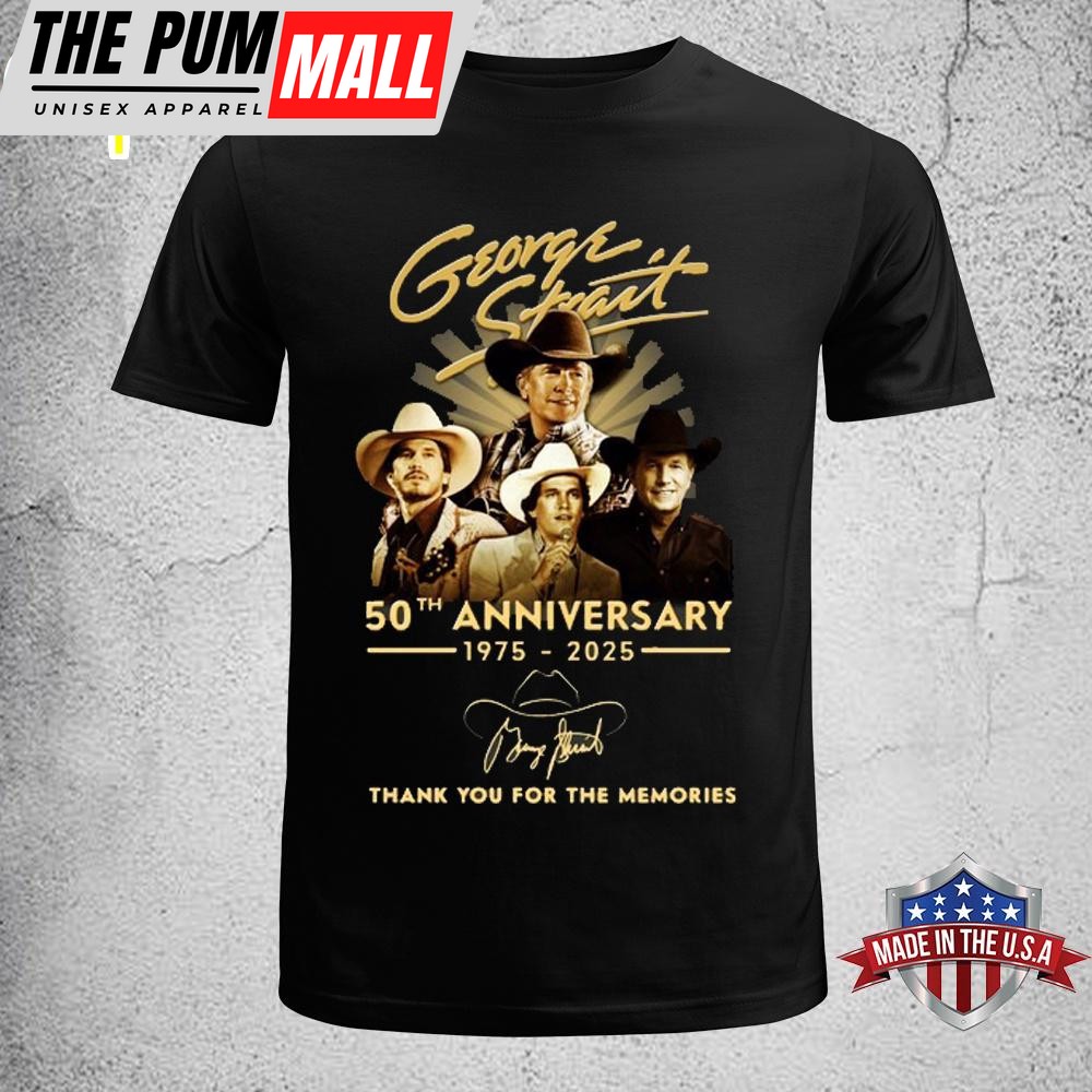 George Strait 50th Anniversary 1975-2025 Thank You For The Memories Unisex T-Shirt