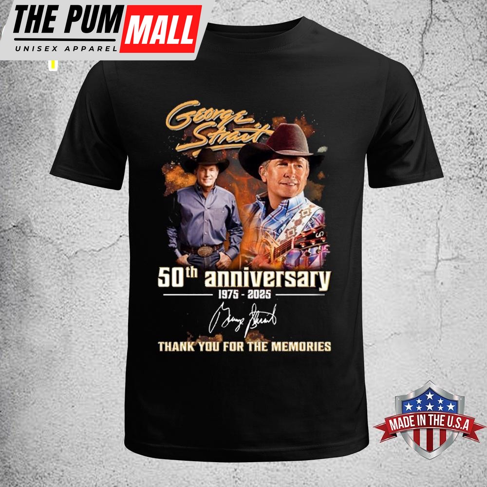 George Strait 50th Anniversary 1975-2025 Unisex T-Shirt
