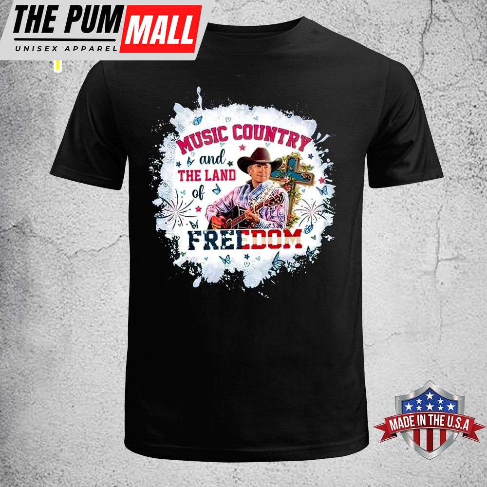 George Strait Music Country And The Land Of Freedom 2025 Unisex T-Shirt