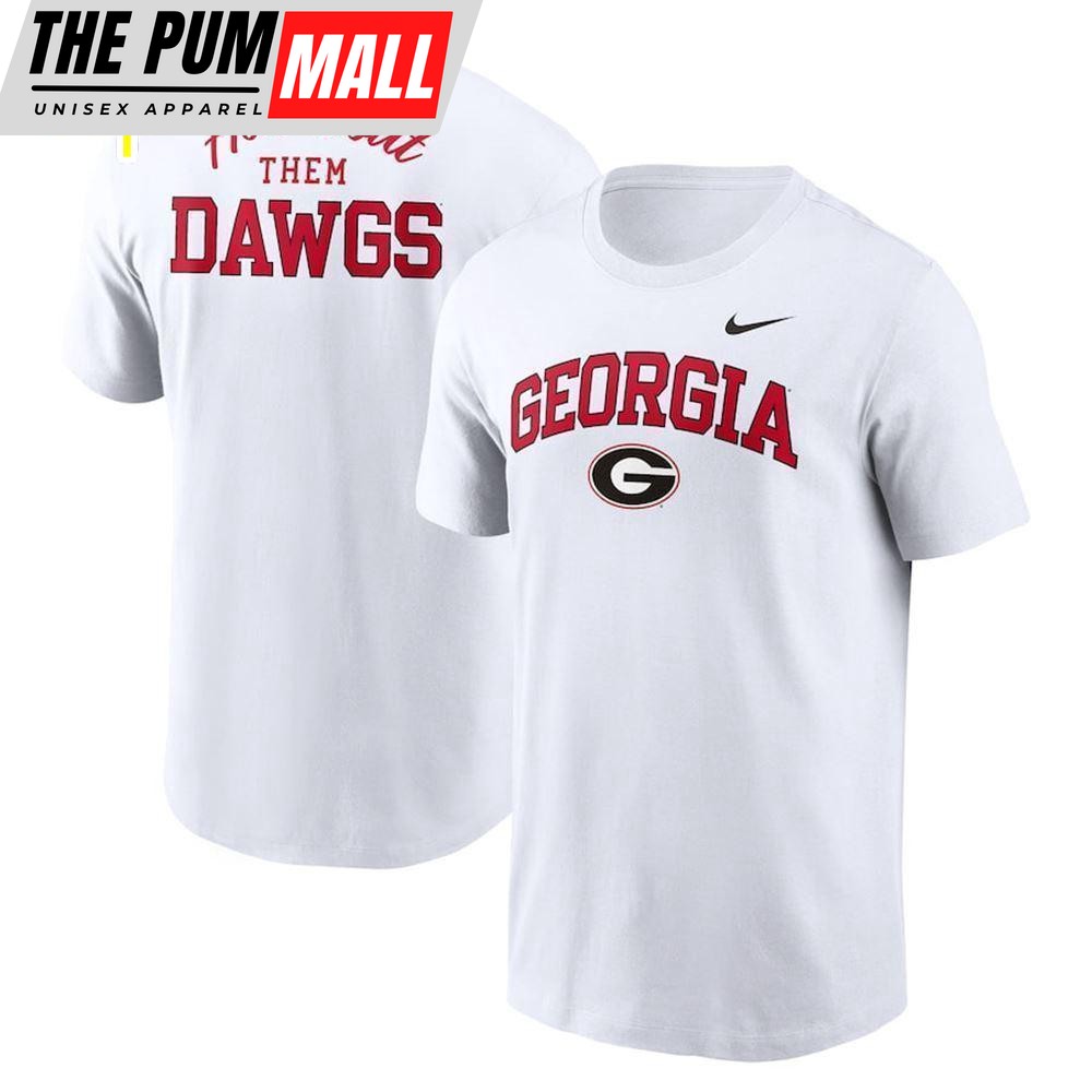 Georgia Bulldogs Blitz 2hit White Tshirt