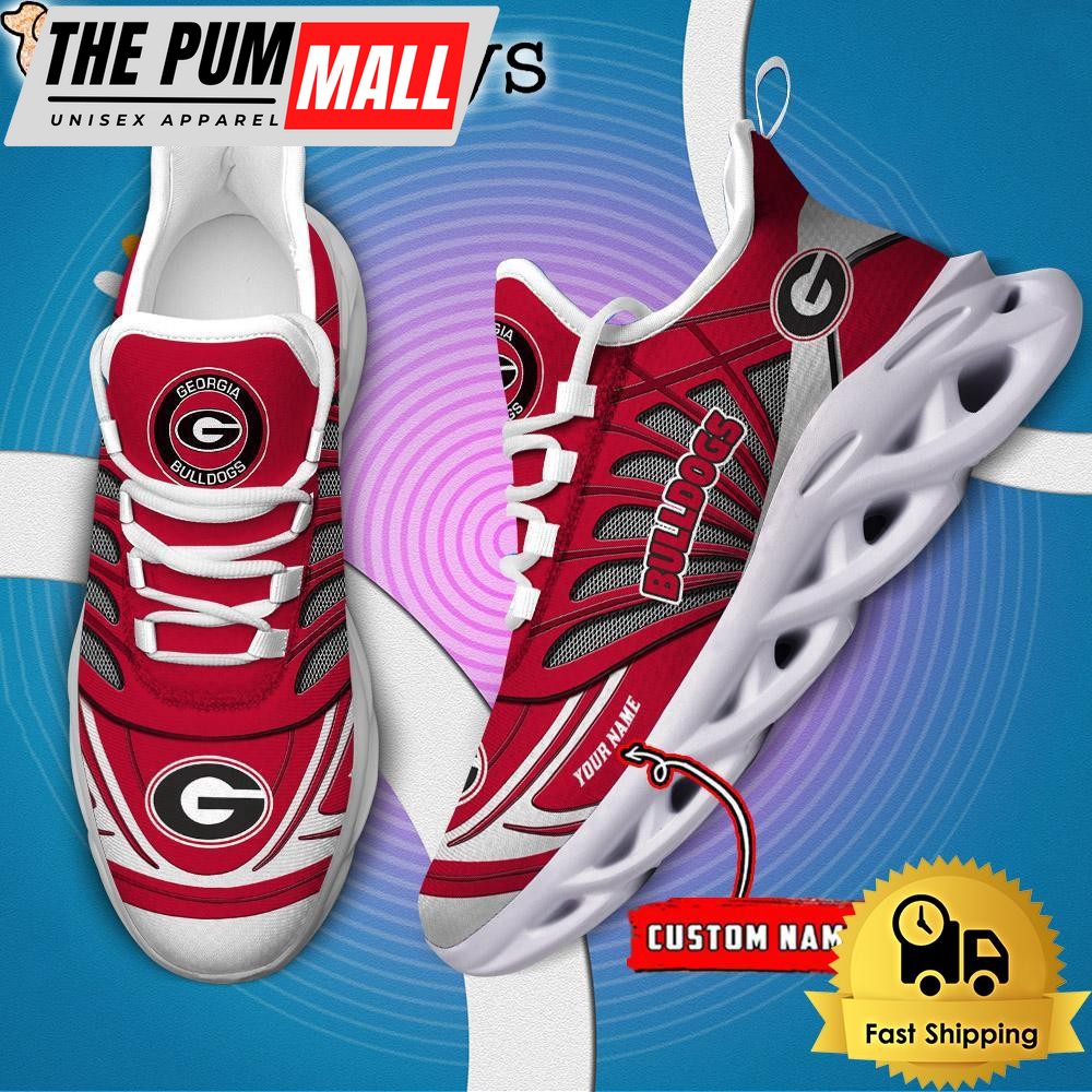 Georgia Bulldogs NCAA Custom Max Soul Shoes Sneaker