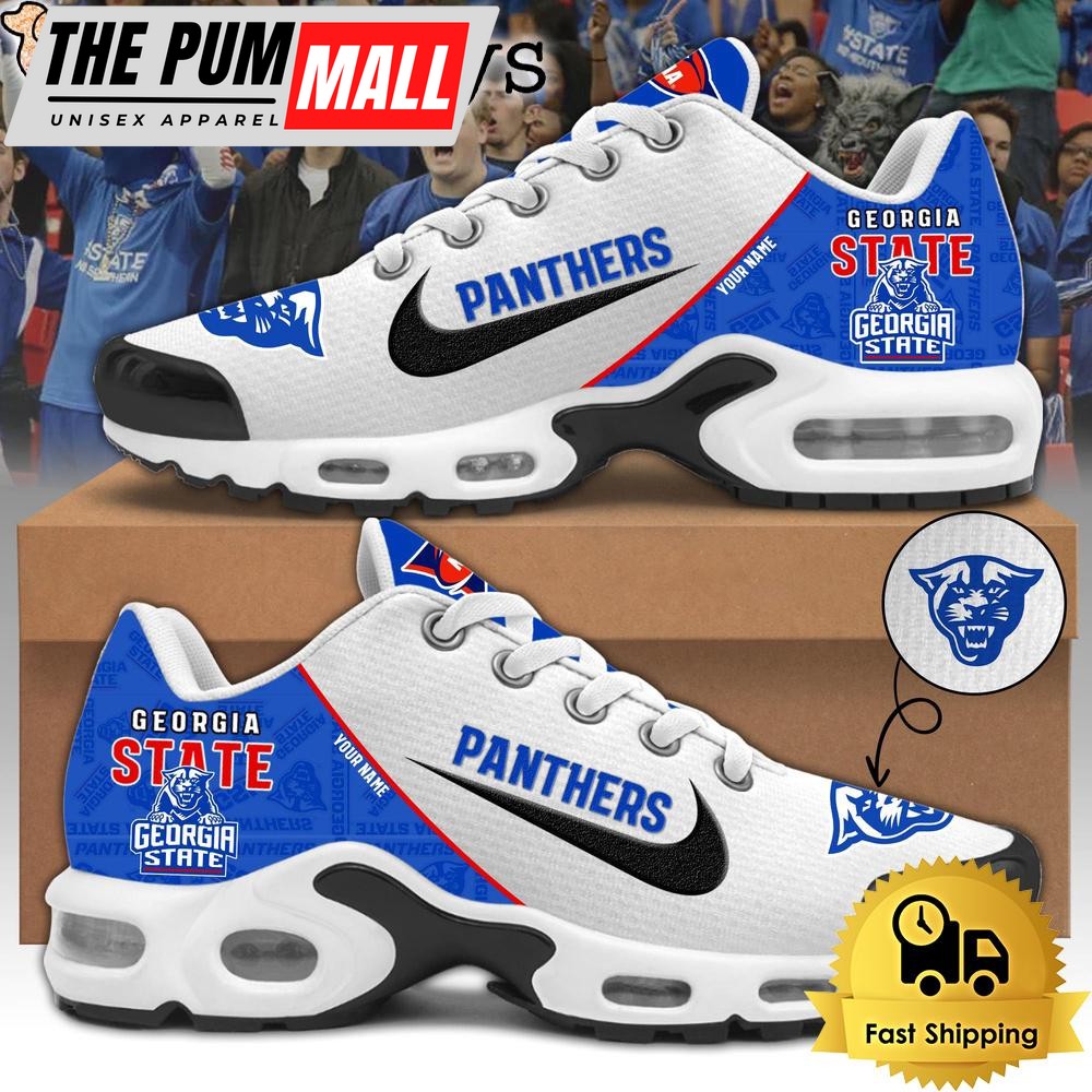 Georgia State Panthers Football Mascot Symbol Custom Air Max Plus Shoes