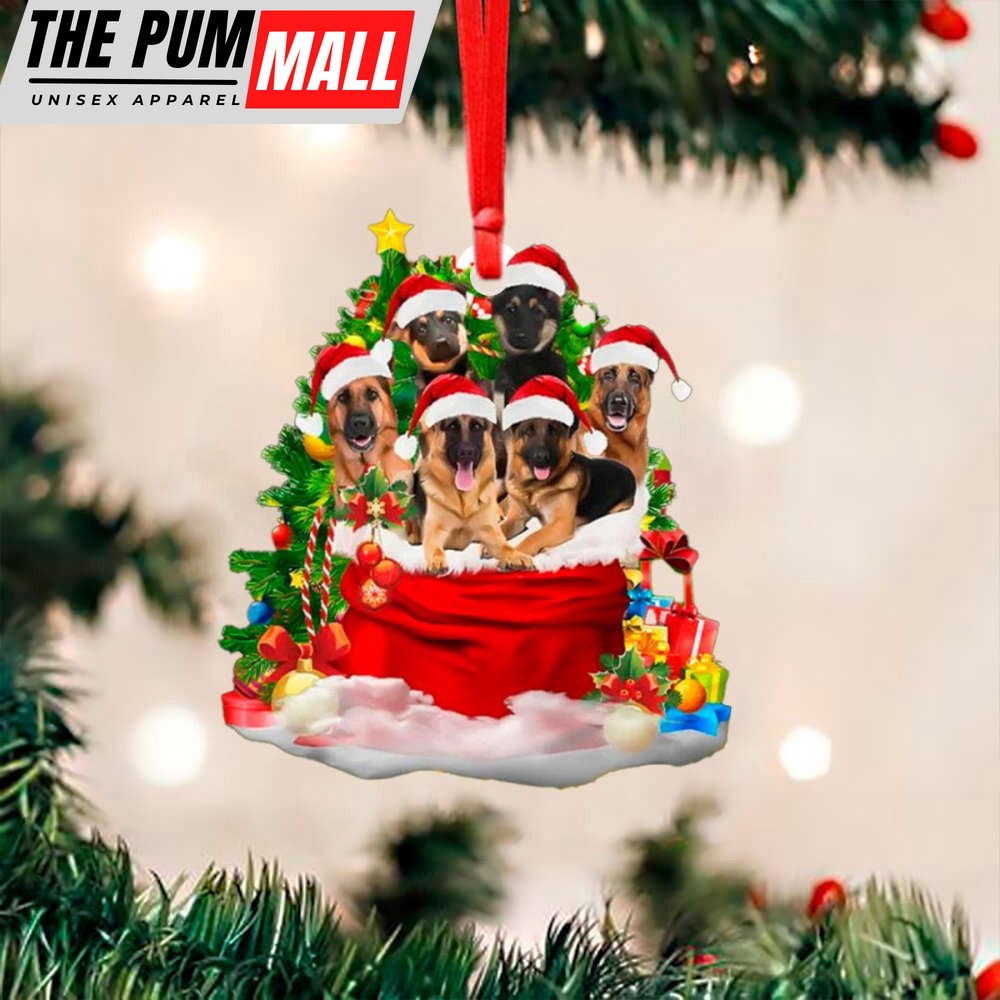 German Shepherd Christmas Ornament German Shepherd Dog Tree Ornament Decorations 2023 Limited Edition