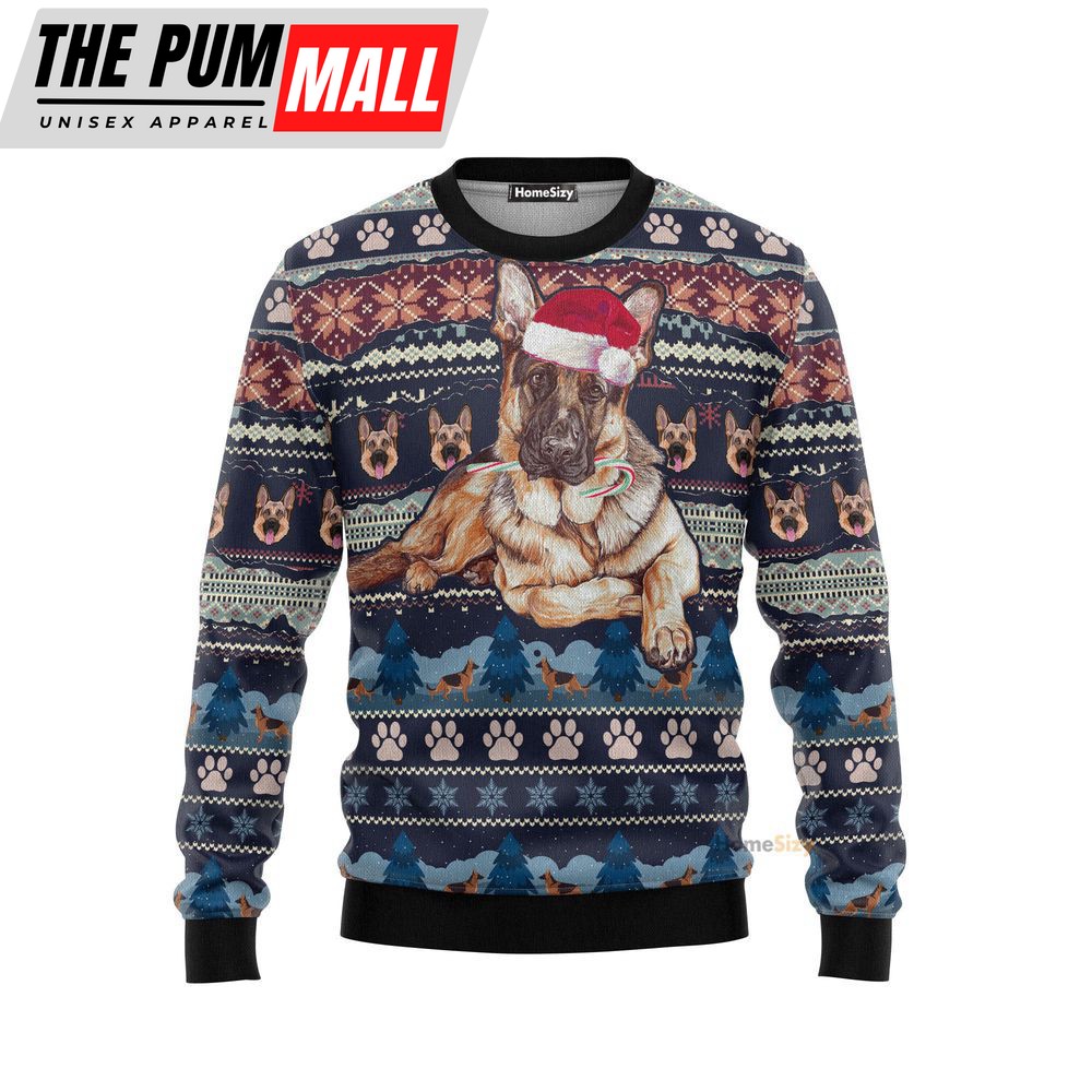 german-shepherd-dog-and-christmas-ugly-christmas-sweater-for-men-and-women-pz7epg47 German Shepherd Dog And Christmas Ugly Christmas Sweater For Men And Women