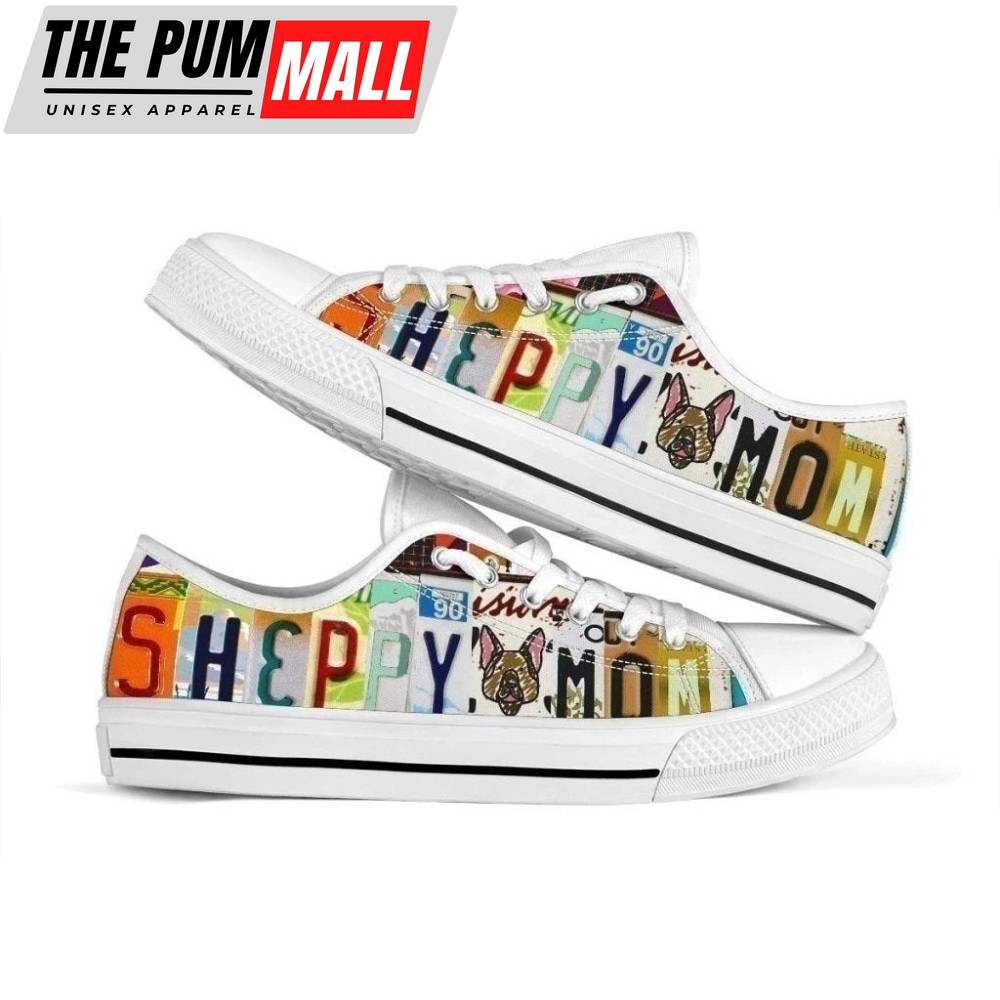 German Shepherd Mom Shoes Low Top Style For Dog Lover NH10