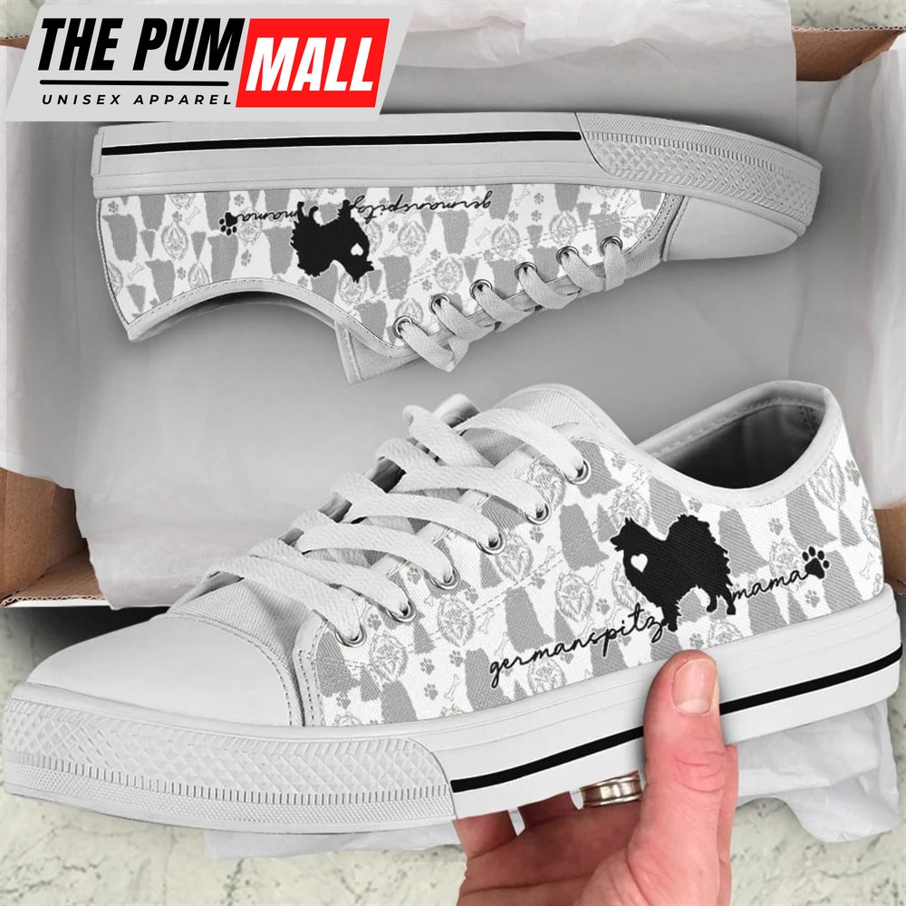 German Spitz Low Top Shoes – Sneaker For Dog Walking – Dog Lovers Gifts for Him or Her