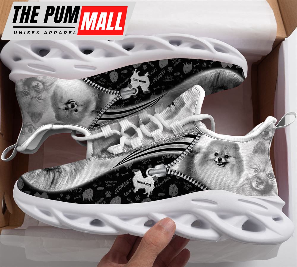 German Spitz Sketch Max Soul Shoes For Women Men Kid, Gift For Pet Lover