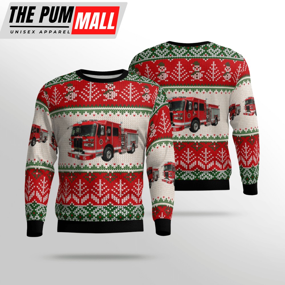 Get Festive with Ohio Columbus Division of Fire Ugly Christmas Sweater