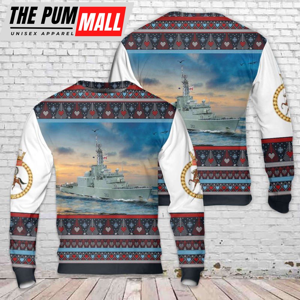 Get Festive with RCN Athabaskan DDG 282 Iroquois-class Christmas Sweater
