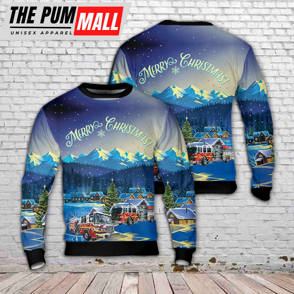 Get Festive with Seminole County Fire Department Christmas Sweater