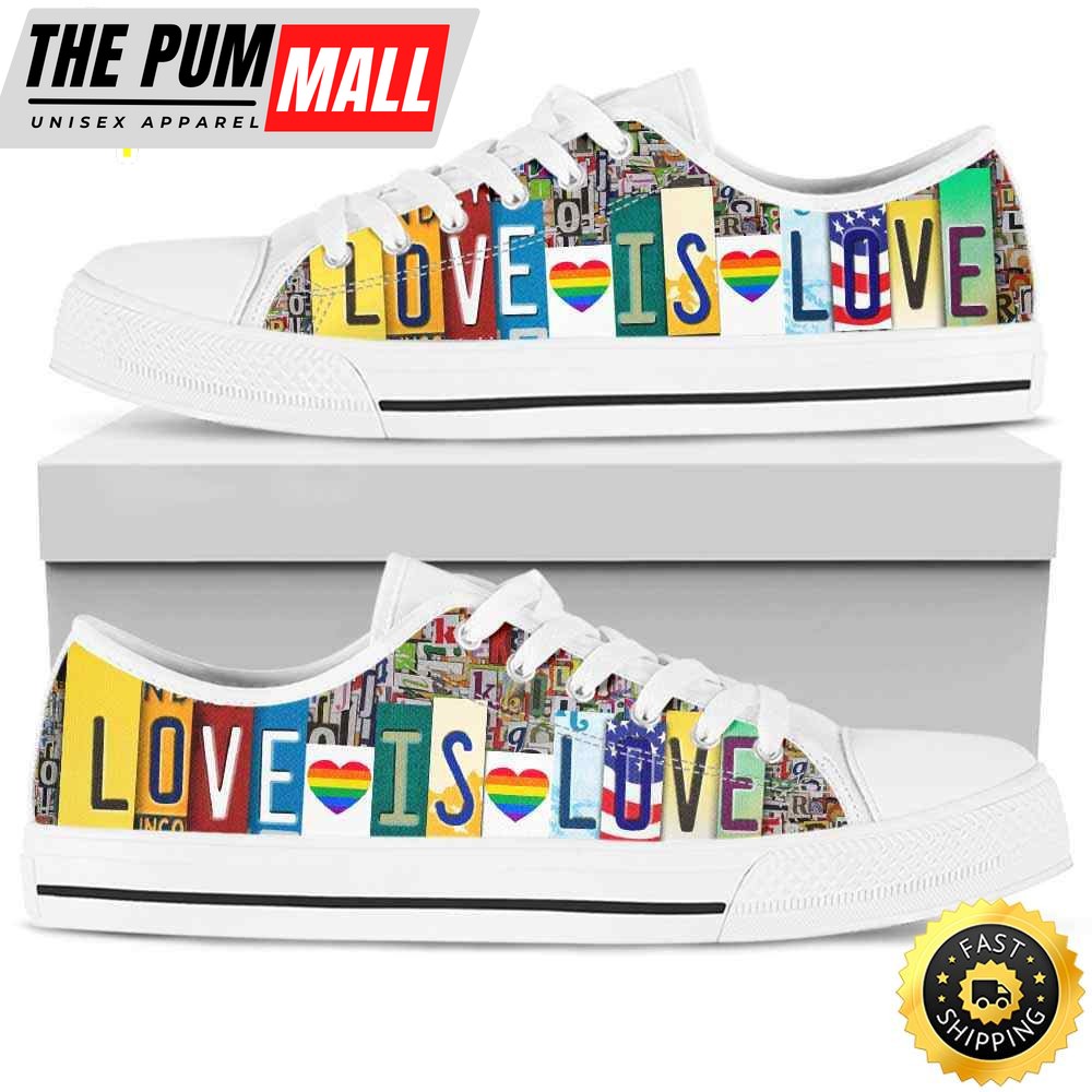 Get Noticed With Lgbt Pride Shoes Low Top