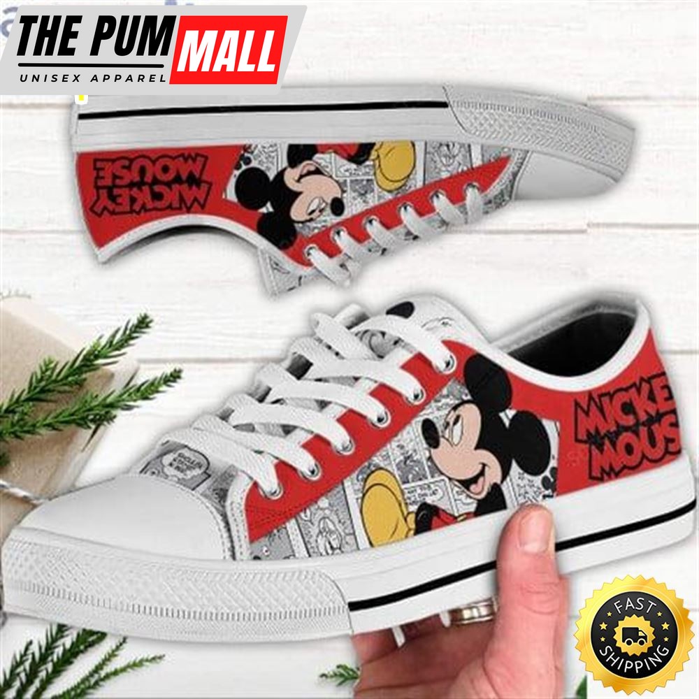 Get Trendy With Disney Mickey Mouse Low-Top Shoes