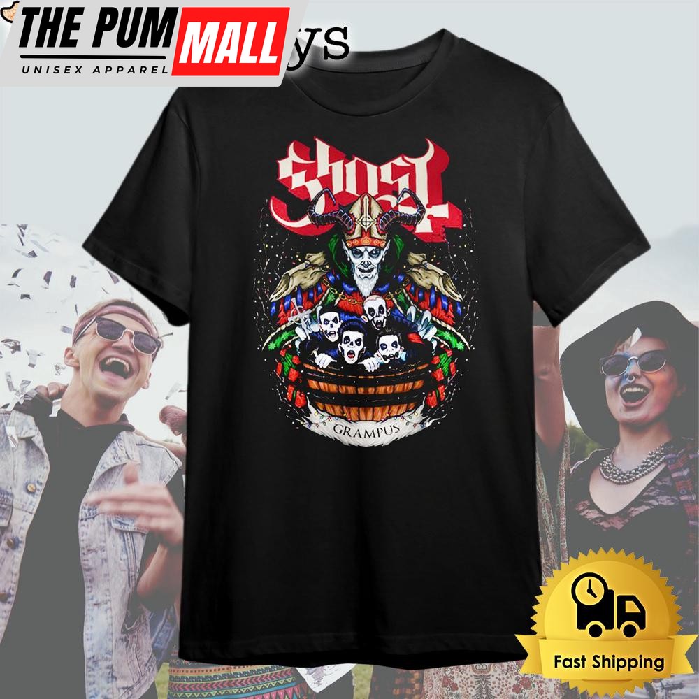 Ghost Grampus Festival Artwork Hooliday T Shirt