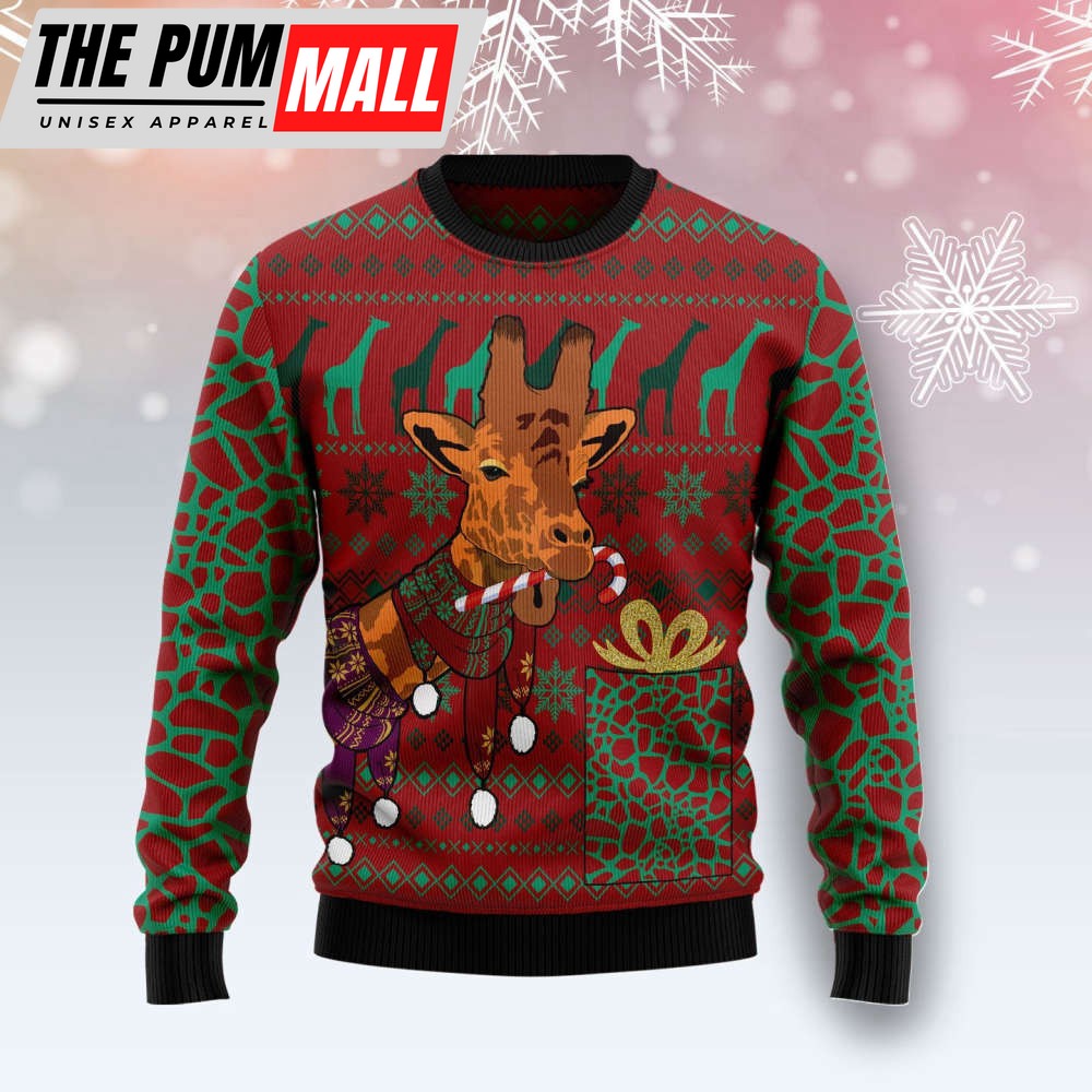 Giraffe Scarves G51029 Ugly Christmas Sweater – Noel Malalan Signature