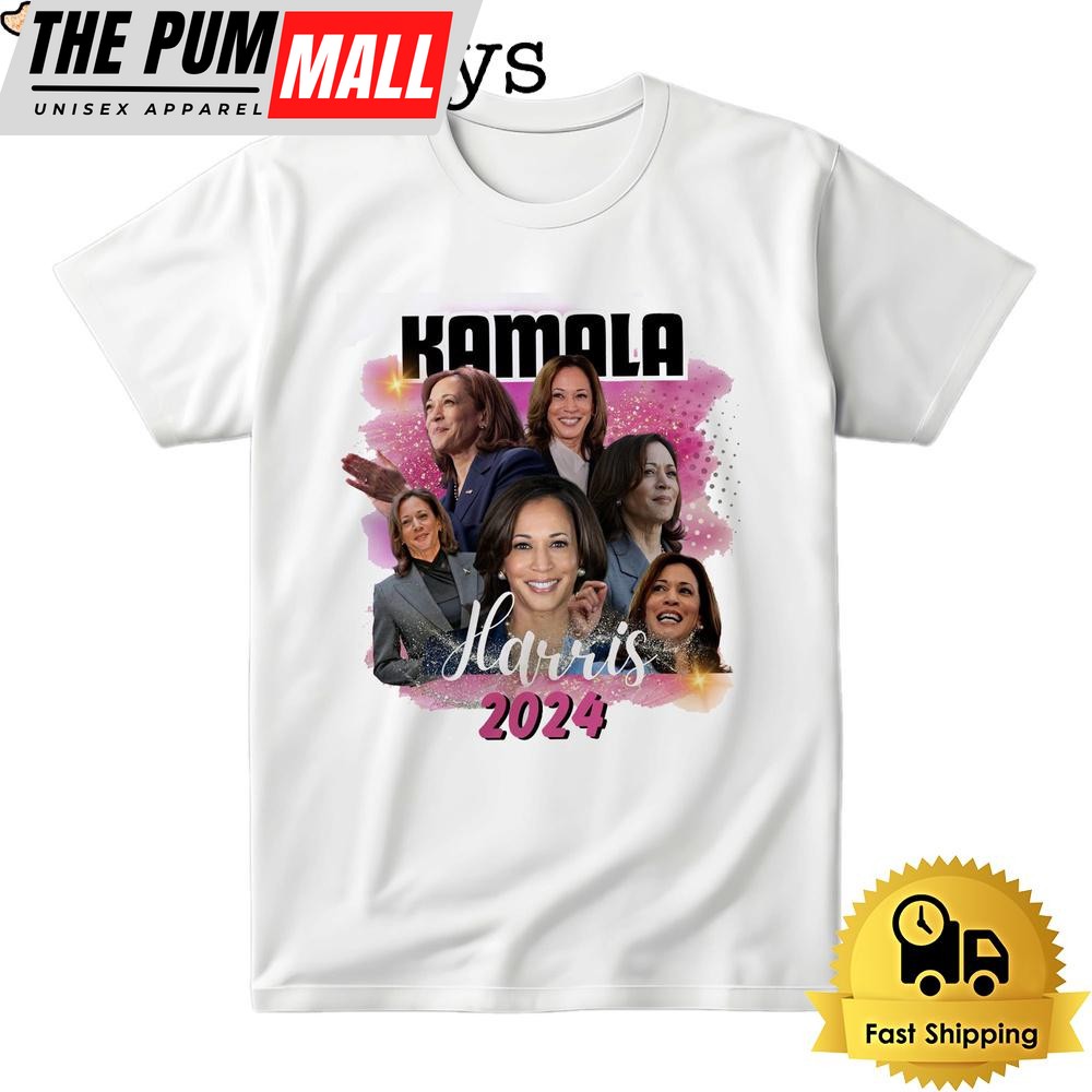 Gliter Kamala Harris Bright T Shirt