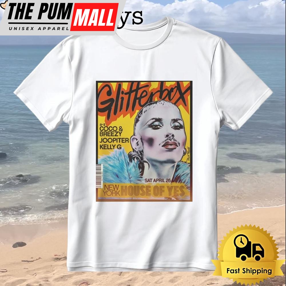 Glitterbox A-Z Coco And Breezy Joopiter Kelly New York House Of yes T-Shirt