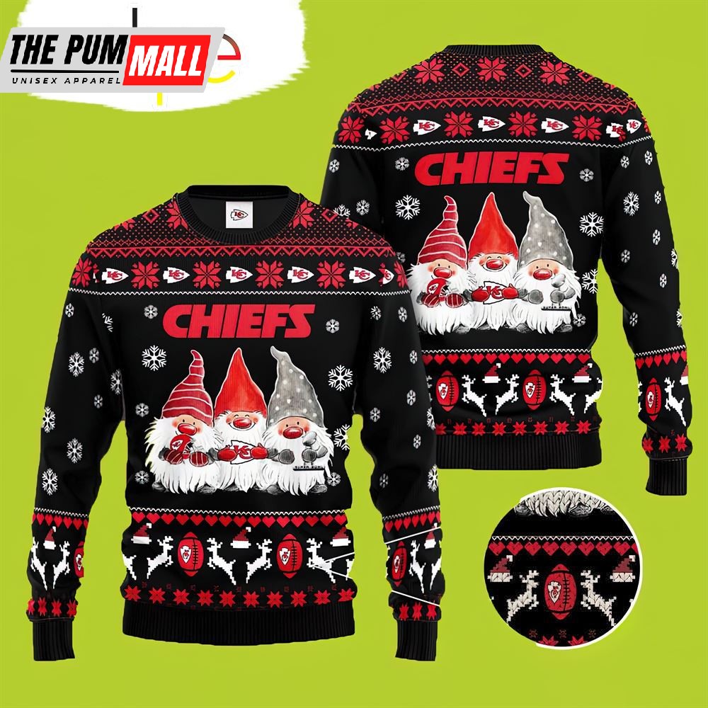 Gnome Christmas Kansas City Chiefs Sweater