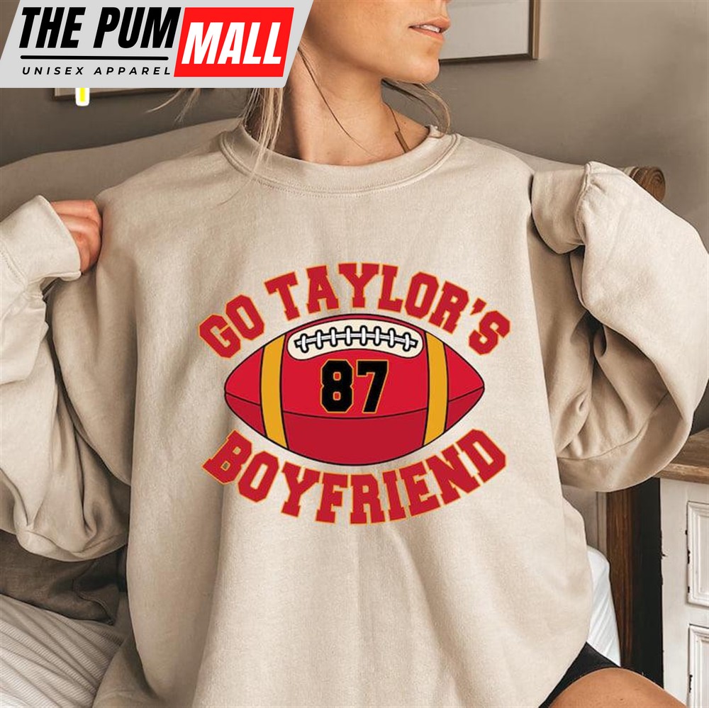 Go Taylors Boyfriend Sweatshirt, Football Sweatshirt
