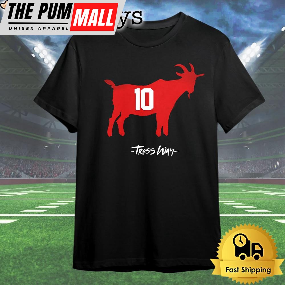 Goat Tress Way 10 Washington Commanders T Shirt
