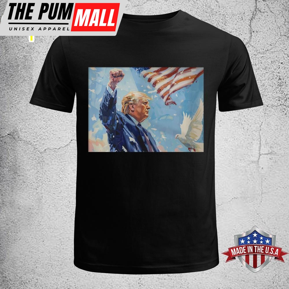 God Bless America Pray For President Trump Unisex T-Shirt