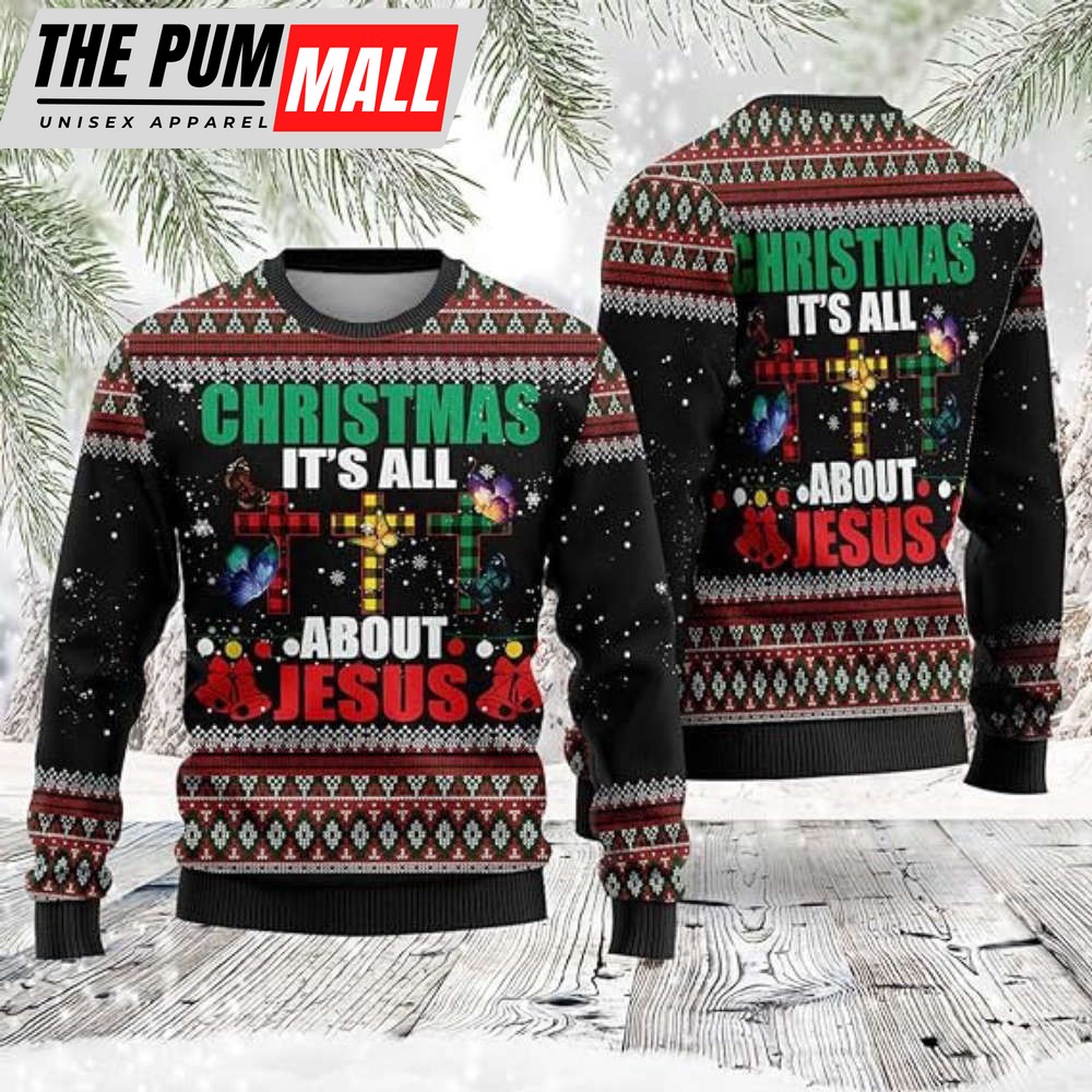 God Christmas Sweaters, Ugly Christmas Sweater Men Crewneck Sweatshirt For Christmas