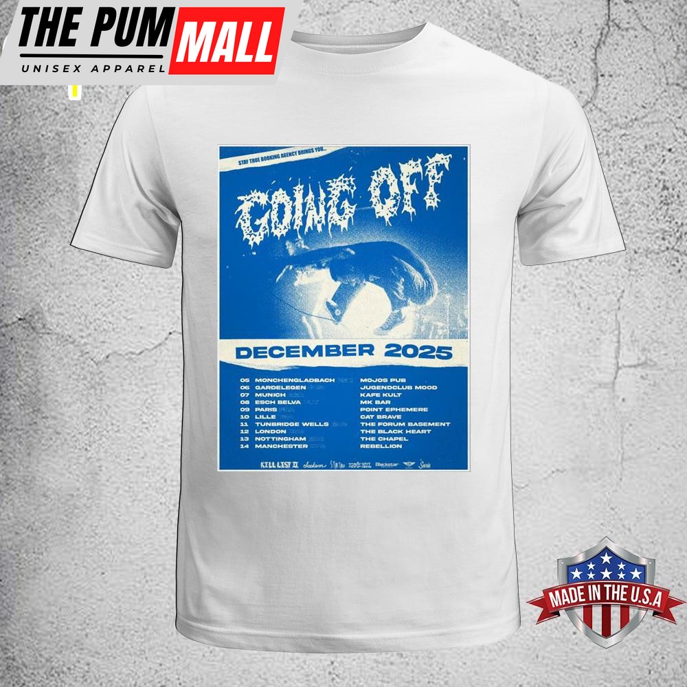 Going Off Tour December 2025 Unisex T-Shirt