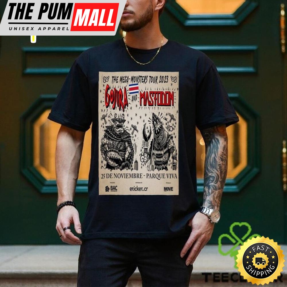 Gojira And Mastodon 25 Dec 2025 Parque Viva Poster Shirt