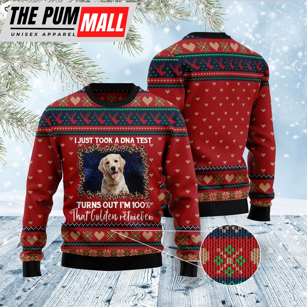 golden-retriever-dna-ugly-christmas-sweater-gift-for-dog-lovers-unisex-crewn-mp8gvdze Golden Retriever Dna Ugly Christmas Sweater – Gift For Dog Lovers – Unisex Crewneck Sweater