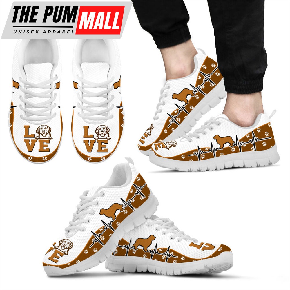 Golden Retriever Dog Lover Love Butterfly Sneaker – Best Shoes For Dog Lover – Best Gift For Dog Mom