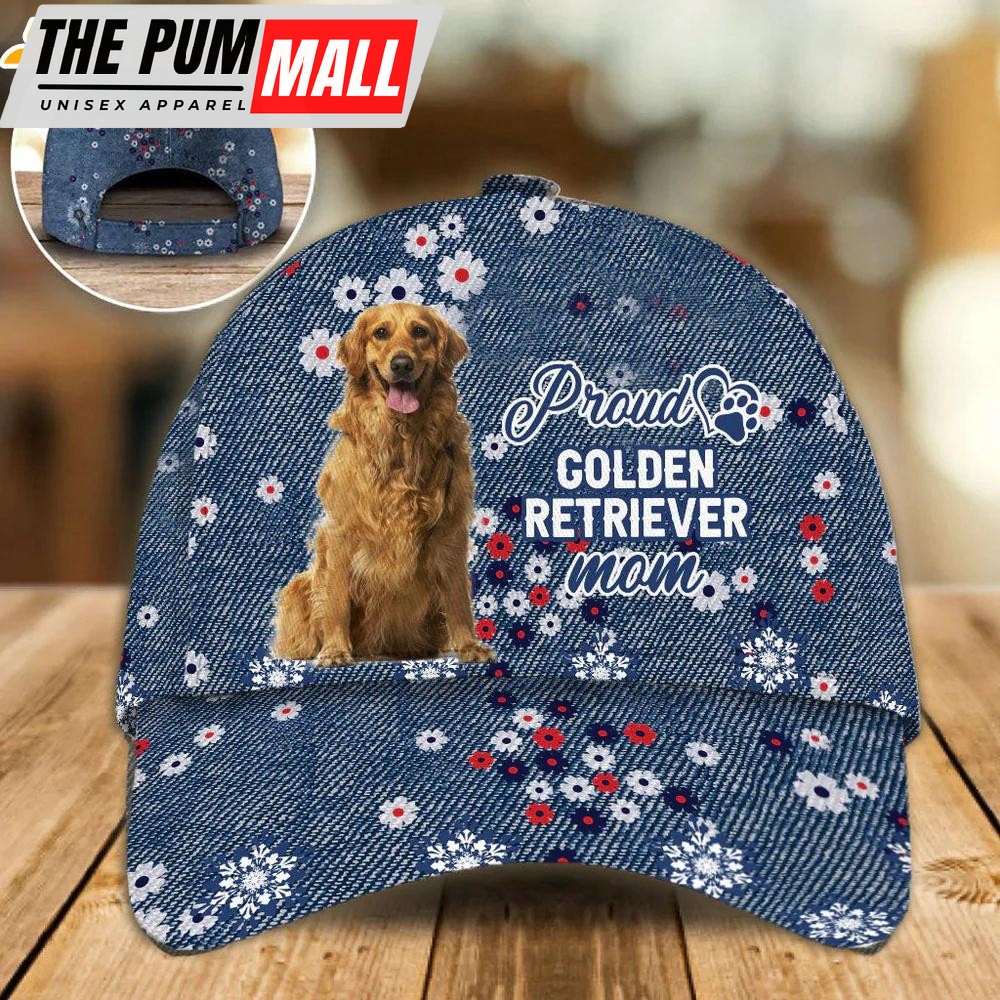 Golden Retriever Proud Mom Classic Baseball Cap