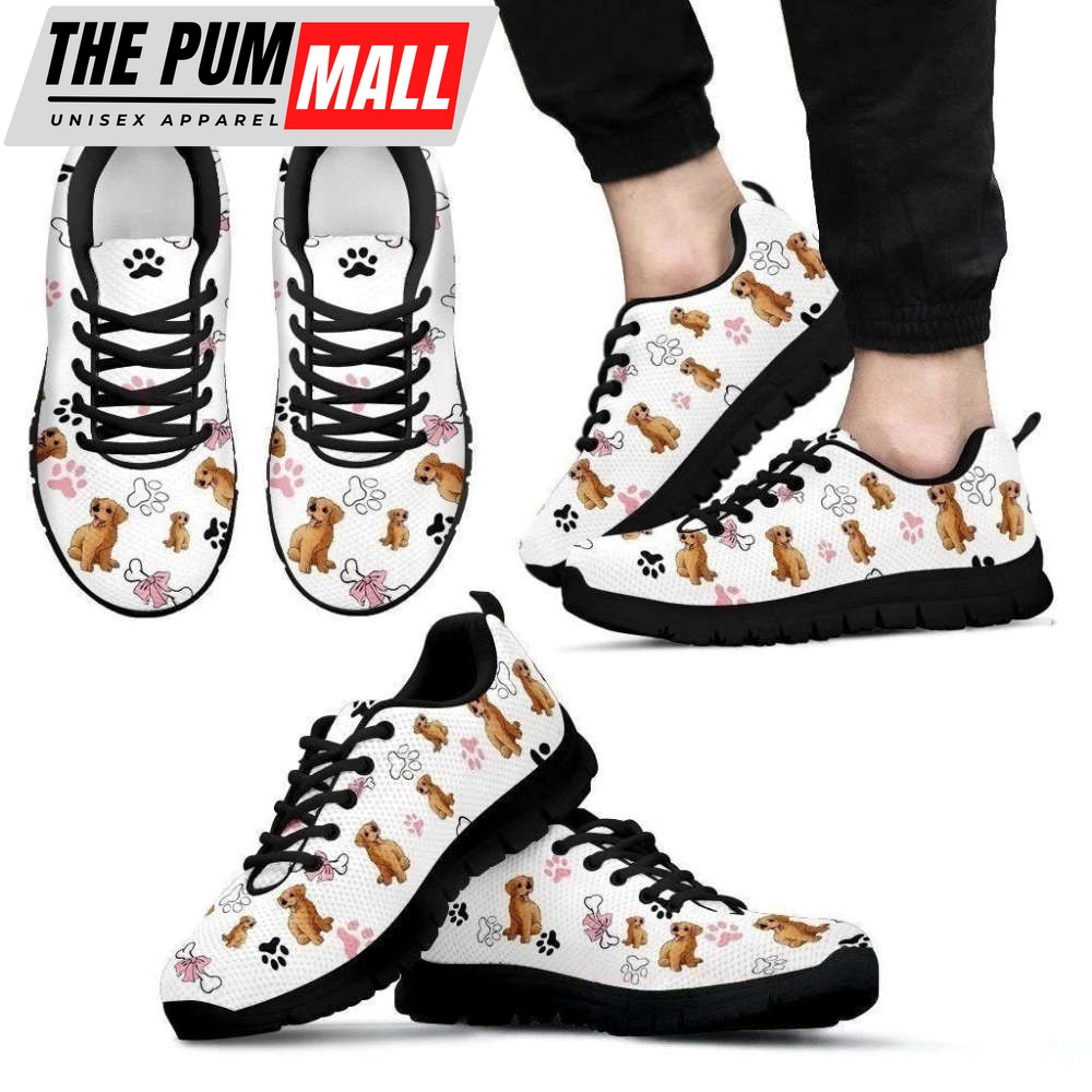 Golden Retriever Sneakers Walking Running Lightweight Casual Shoes For Men And Women