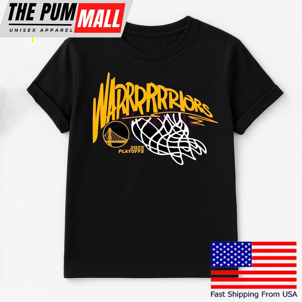 Golden State Warriors 2025 Nba Playoffs Swish T Shirt